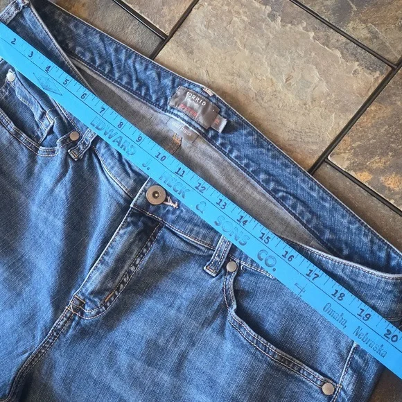 Torrid Blue Distressed Skinny Jeans - Picture 3 of 6